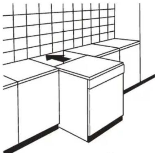 EDESA EDW-6230 WH - Type 1: Fitting between existing carbinets - 1