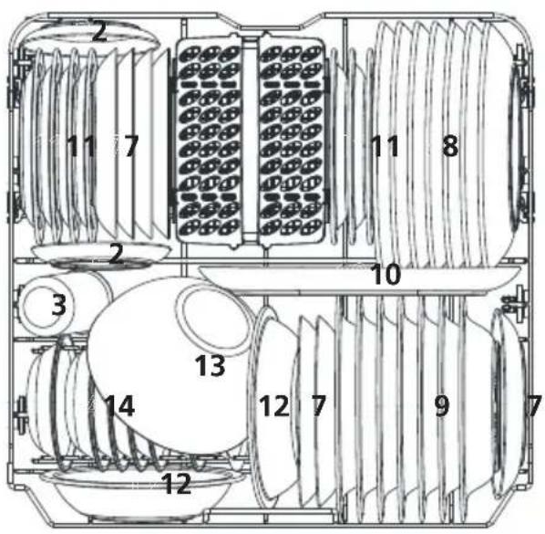 EDESA EDW-6230 WH - Unterer Korb: - 1
