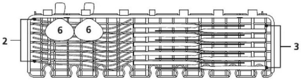 EDESA EDW-6230 WH - 3.Besteckfach: - 1