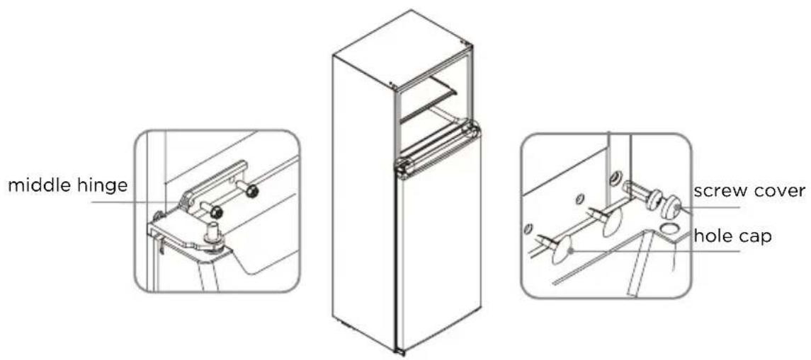 EDESA EFT-1711 WH - Door right-left change - 8