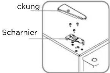 EDESA EFT-1711 WH - Wechsel des Türanschlags rechts-links - 8