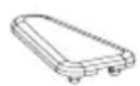 EDESA EFT-1611 WH - Piezas ya montadas en la puerta (tal como se envían): - 2