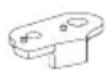 EDESA EFT-1611 WH - Parts already mounted on the door (as shipped): - 6