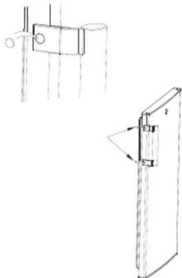 EDESA EFT-1411 WH - Instalar o puxador da porta (opcional) - 3