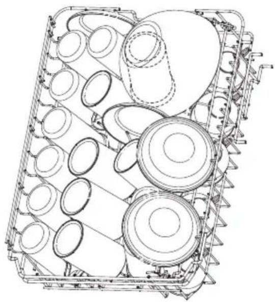 EDESA EDW-4710 X - cesta superior: - 1