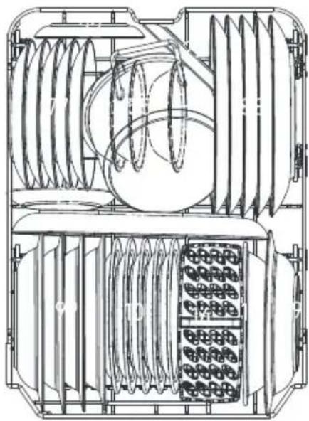 EDESA EDW-4710 X - Cesta inferior: - 1