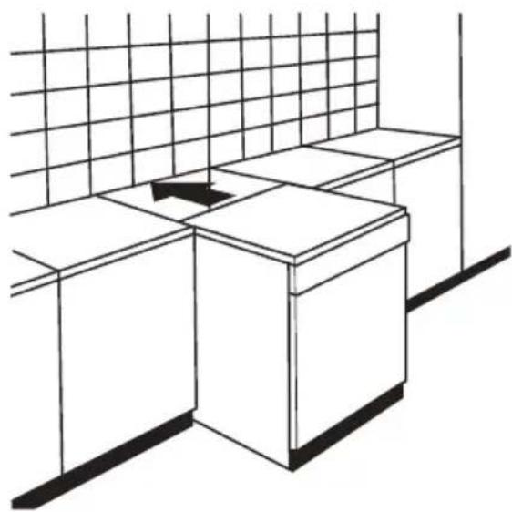 EDESA EDW-4710 WH - Montaje entre gabinetes existentes - 1
