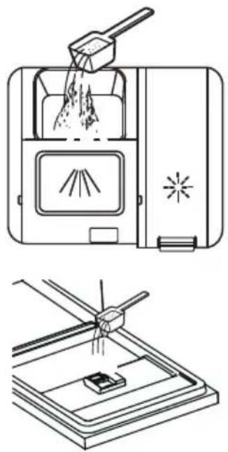 EDESA EDW-4710 WH - • Filling The Detergent Dispenser - 2