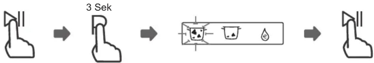 EDESA EDW-4610 X - Ändern des Programms während des Zyklus - 1