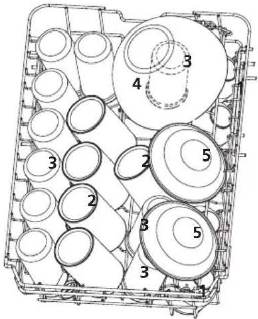 EDESA EDB-4711-I SL - Upper basket: - 1