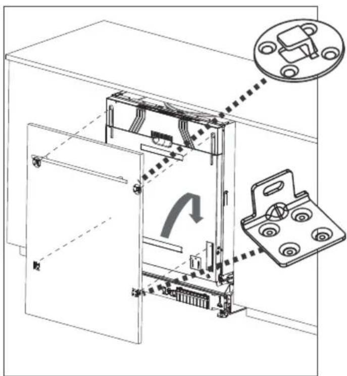 EDESA EDB-4711-I SL - Step 2. Aesthetic panel's dimensions and installation - 3