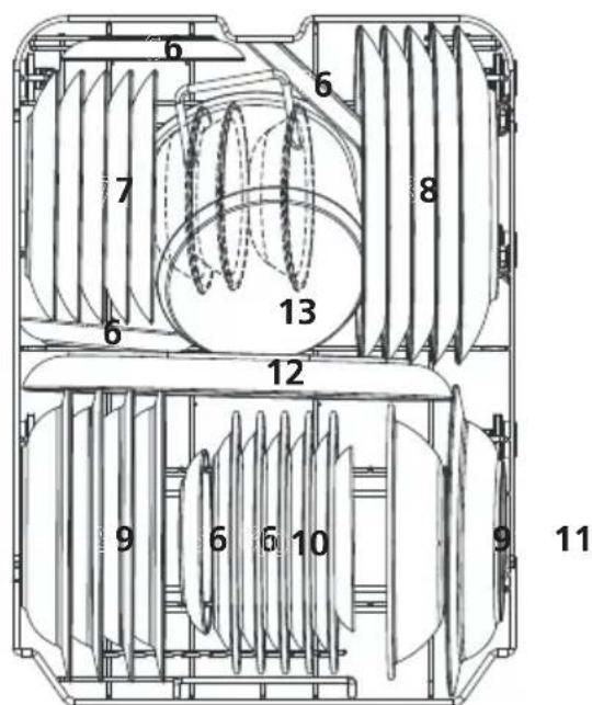 EDESA EDB-4711-I SL - Lower basket: - 1