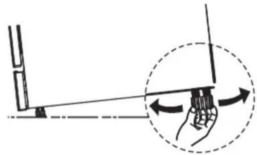 EDESA EDB-4711-I SL - Nivelando o aparelho - 1