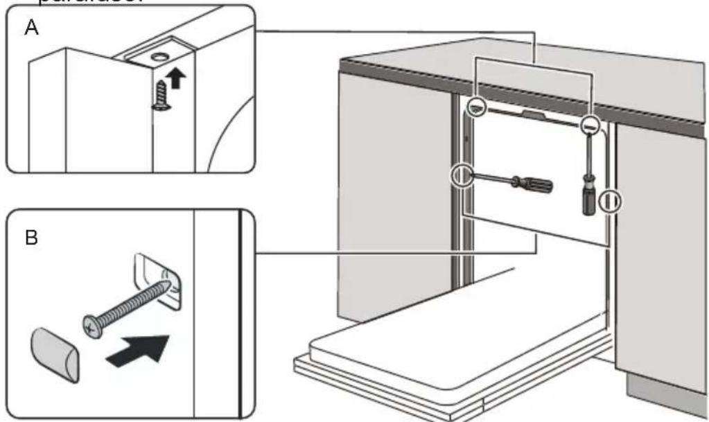 EDESA EDW-4610 WH - Passo 4. Passos de instalação da máquina de lavar louça - 2