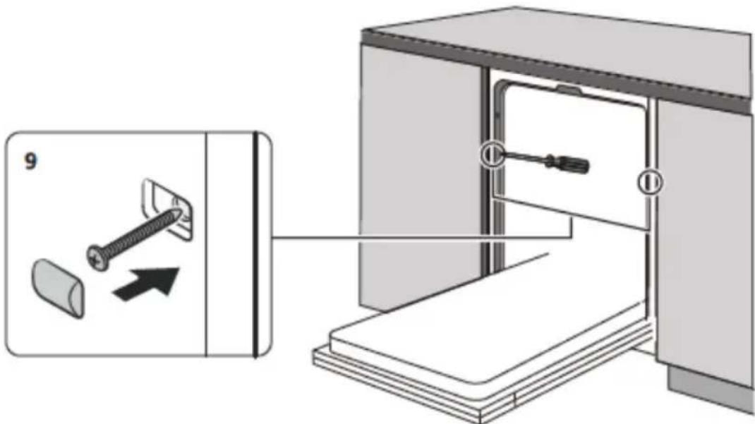 EDESA EDW-4610 WH - Étape 4. Étapes d'installation du lave-vaisselle - 2