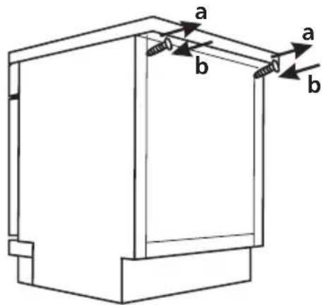 EDESA EDW-4610 WH - Underneath existing work top - 1