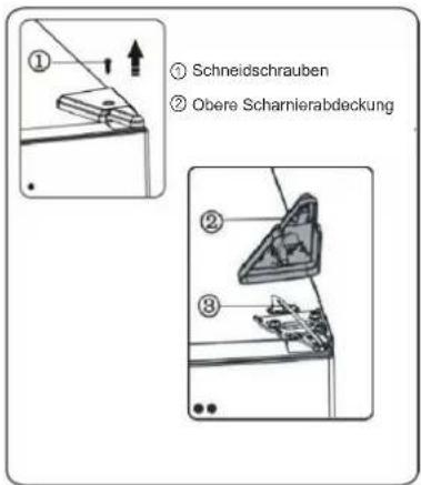EDESA EFC-2035 NF EX - Seitenwechsel der Tür - 6