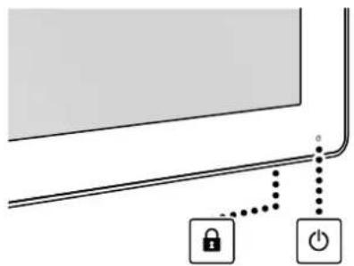 Barco MDSC-8232 M3D - Pour déverrouiller le clavier - 1