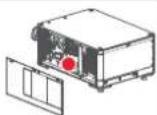 Barco SP2K-7S - Étiquettes de sécurité pour le rayon lumineux - 2