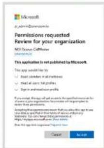 Barco XMS Cloud - Comment configurer le calendrier (en tant qu'administrateur informatique) - 5