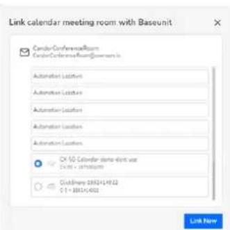 Barco XMS Cloud - Attribuer une salle de réunion à un calendrier - 2
