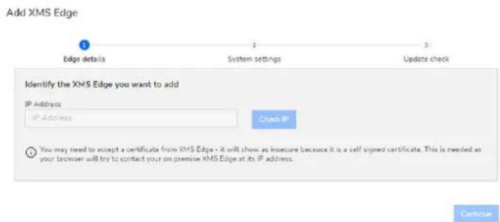 Barco XMS Cloud - Cliquez sur Ajouter XMS Edge. - 1