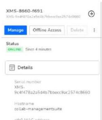 Barco XMS Cloud - Detalls de XMS Edge - 1