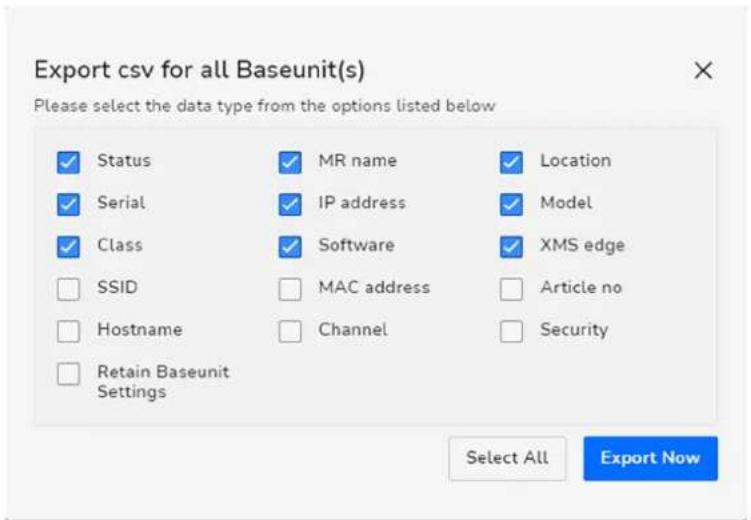 Barco XMS Cloud - Comment procéder à l'exportation - 1