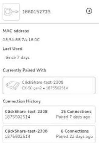 Barco XMS Cloud - Comment obtenir l'historique - 1