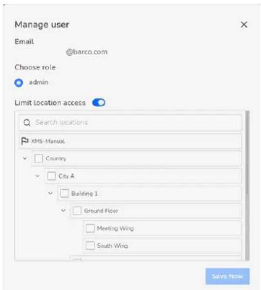 Barco XMS Cloud - Comment procéder à une modification - 2