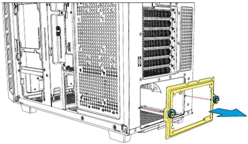 Sharkoon REBEL C80G - Installer le bloc d'alimentation - 1