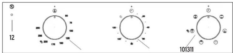 EDESA EOE-7040 BK - Panel de control 3 mandos con paro automático - 1