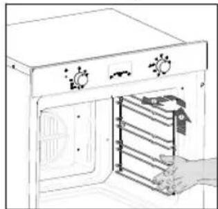 EDESA EOE-7040 BK - Accessoires fournis avec le four : - 2