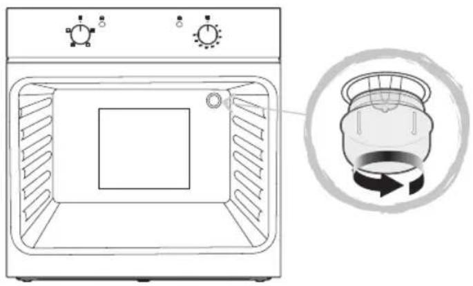 EDESA EOE-7040 BK - Sustitución de la bombilla del horno - 1
