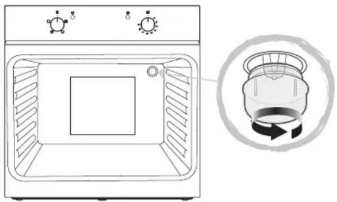 EDESA EOE-7040 BK - Remplacement de l'ampoule du four - 1