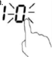 EDESA EIS-3220 B - Verwendung des Timers als Minutenzähler Falls Sie keine Kochzone ausgewählt haben - 1