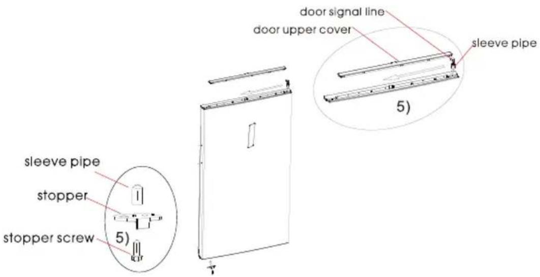 EDESA EZS-1823 NF WH - Door Right-Left Change (optional) - 7