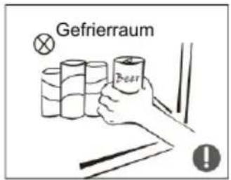EDESA EFS-1823 NF WH - Warnhinweise zur Aufstellung - 3