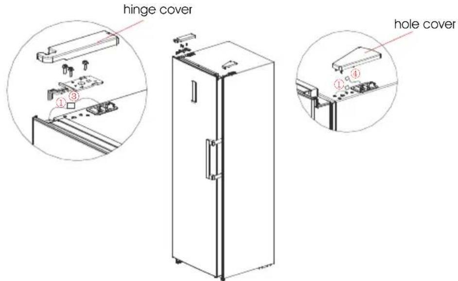 EDESA EFS-1823 NF WH - 4Door Right-Left Change - 8
