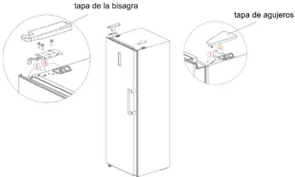 EDESA EFS-1823 NF WH - Cambio de puerta derecha-izquierda - 8