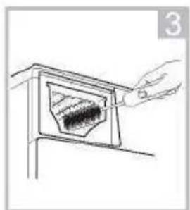 EDESA EWF-1710 WH - Nettoyer le bac à détergent - 3