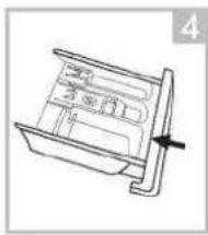 EDESA EWF-1482 WH - Nettoyer le bac à détergent - 4