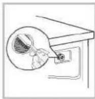 EDESA EWF-1482 WH - Lavage du filtre du robinet - 4