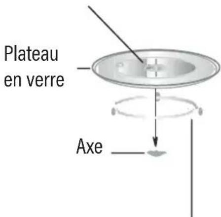 EDESA EMW-2530-IG WH - Noms des parties et des accessoires du four - 1