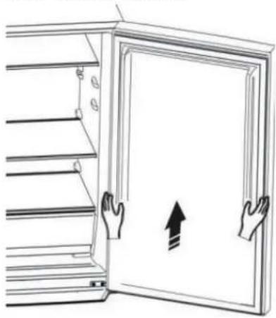 EDESA EFC-1833 NF EX - Invertir la puerta - 9