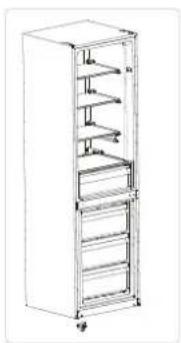 EDESA EFC-1832 NF WH - Inversion du sens d'ouverture de la porte - 6