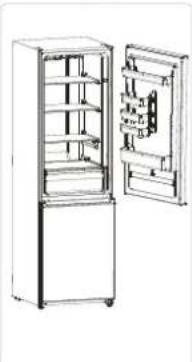 EDESA EFC-1832 NF WH - Reversing the Door Swing - 3