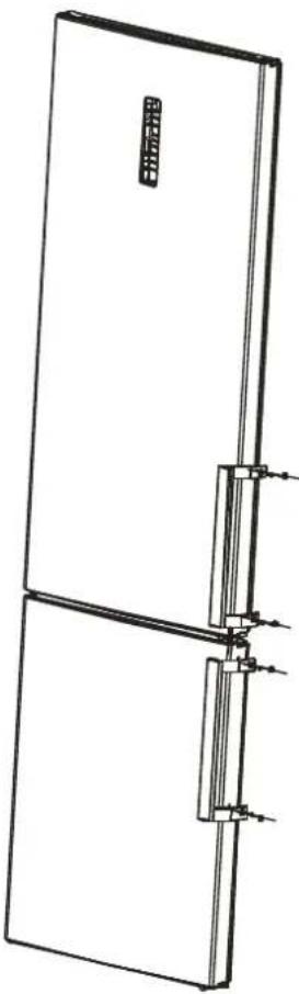 EDESA EFC-1832 NF WH - Door Handle Install Illumination(optional) - 7