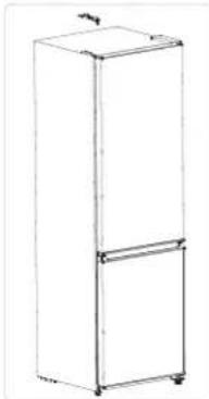 EDESA EFC-1832 NF WH - Reversing the Door Swing - 9
