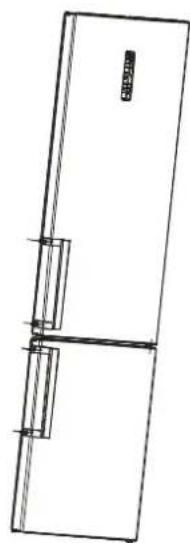 EDESA EFC-1832 NF WH - Door Handle Install Illumination(optional) - 2